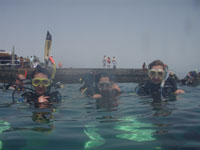 pupils school dive trip